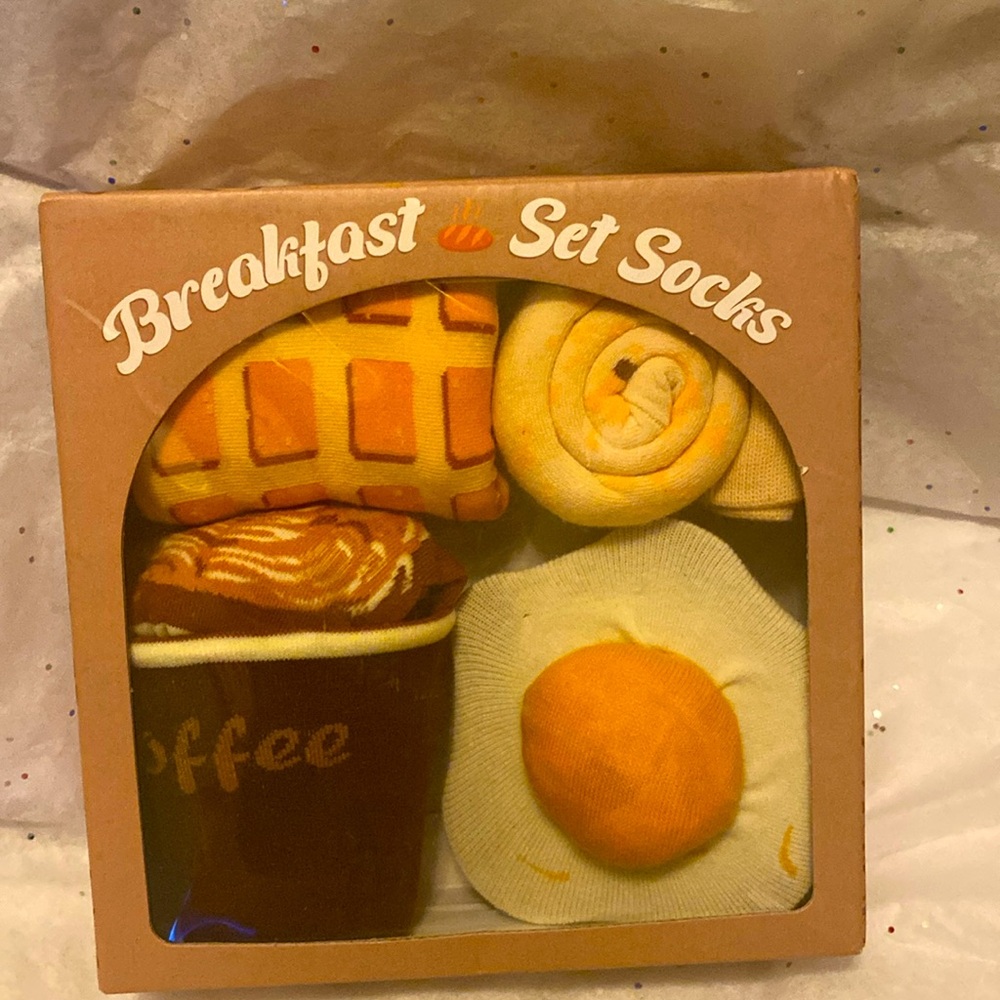 Novelty Breakfast Socks